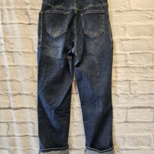 Dunkle Jeans „Mit aufgesetzten Taschen