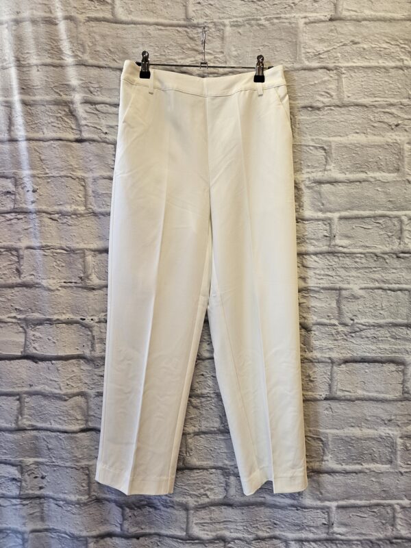 Stoffhose KAFFE "Wollweiss"