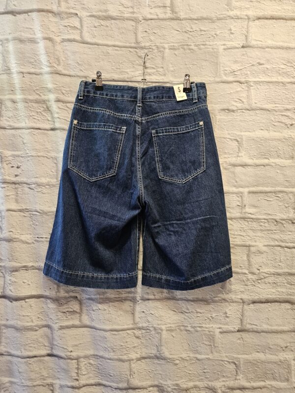 Jeansbermuda " Dunkle Waschung" – Bild 3