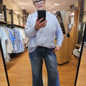 Jeans mit Bluse