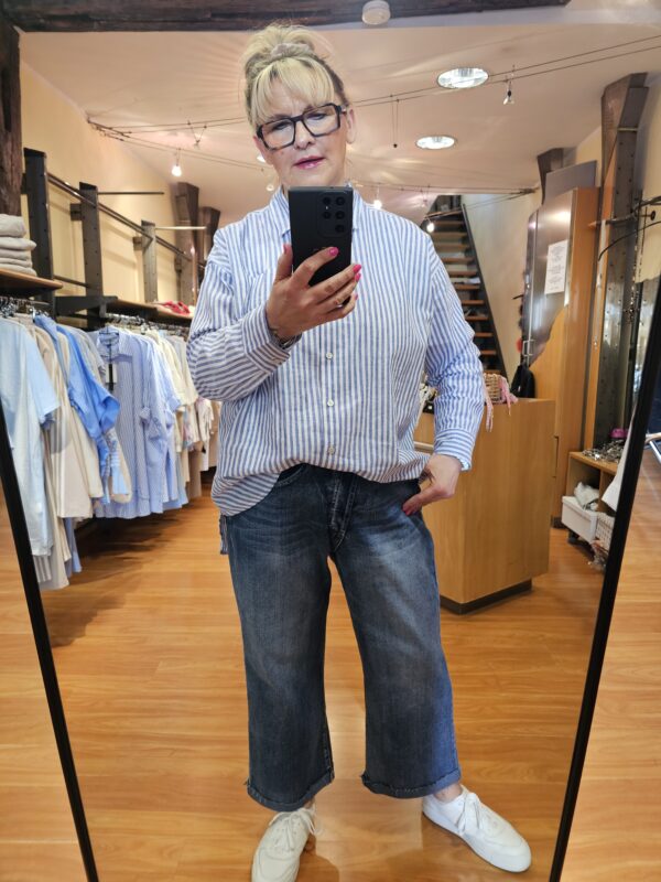 Jeans mit Bluse