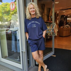 Sweatshirt mit Short FRANSA in dunkelblau