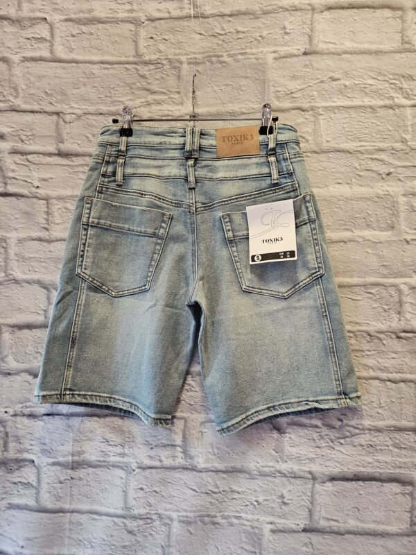 Jeansshort "Helle Waschung" – Bild 3