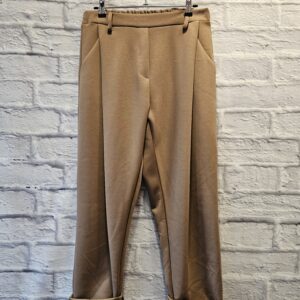 Hose mit einer Bundfalte „Taupe“
