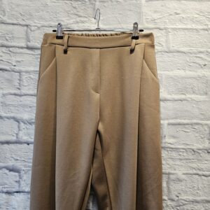 Hose mit einer Bundfalte „Taupe“