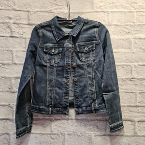Jeansjacke „Dunkle Waschung“