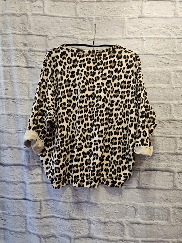 Leichtes Leosweatshirt "Mit Schwarz" – Bild 3
