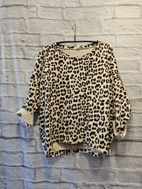 Leichtes Leosweatshirt "Mit Braun"