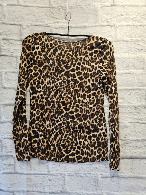 Shirt mit Kaschmir "Leomuster"