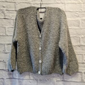 Strickjacke „Grau“