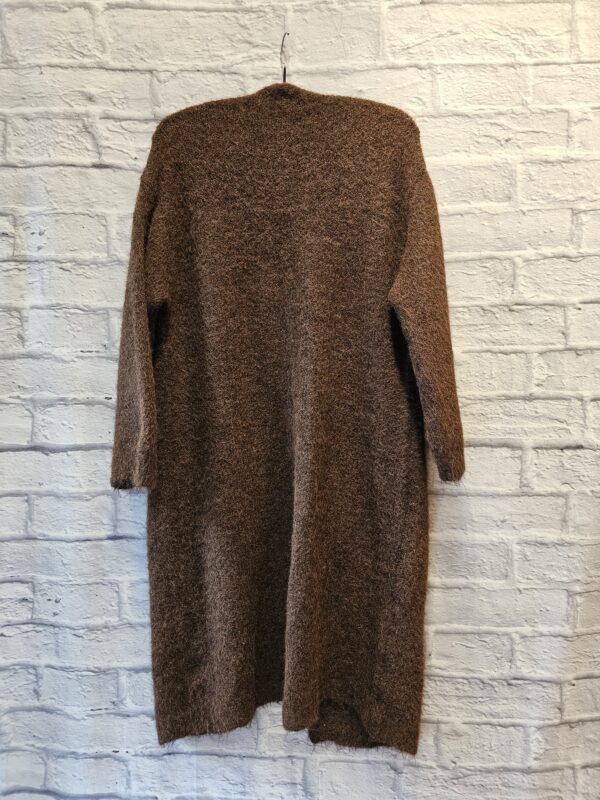 Lange Strickjacke "Braun" – Bild 2