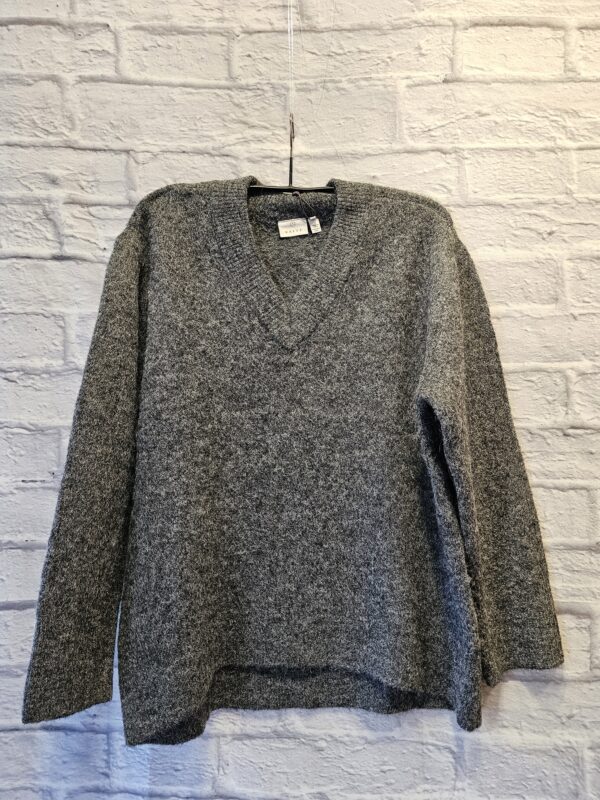 Pulli mit V-Ausschnitt KAFFE "Grau"