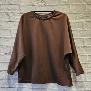 Leichtes Sweatshirt „Braun“