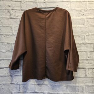 Leichtes Sweatshirt „Braun“