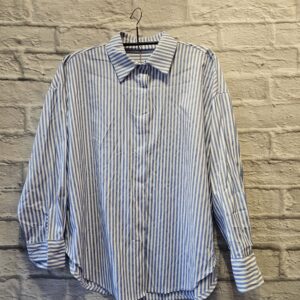 Bluse „Blau/Weiss gestreift“