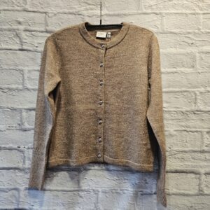 Strickjacke KAFFE „Cognac meliert“