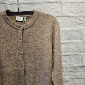Strickjacke KAFFE „Cognac meliert“