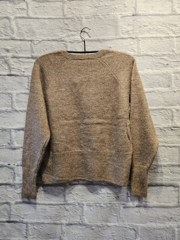 Pulli KAFFE mit V-Ausschnitt "Cognac" – Bild 3