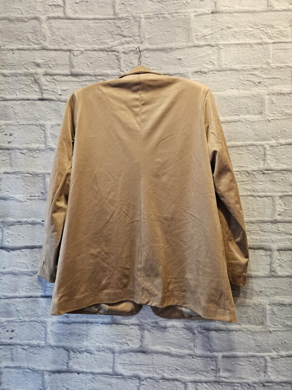 Blazer aus Velour "Beige" – Bild 3