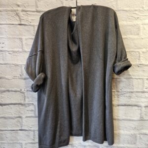 Strickjacke in Oversize „Anthrazit“