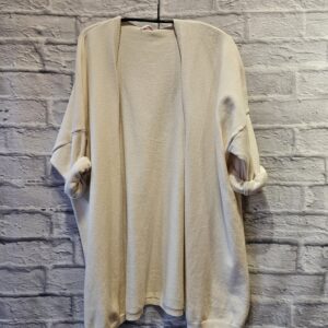 Strickjacke Oversize „Hellbeige“