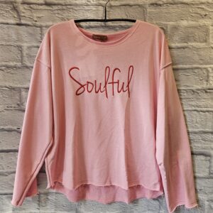 Sweatshirt mit Schriftzug „Rosa“