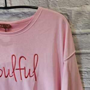 Sweatshirt mit Schriftzug „Rosa“